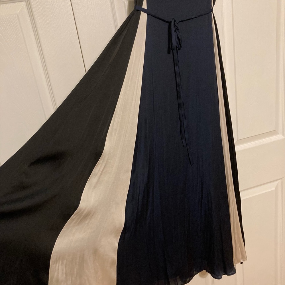 Banana Republic tri-color maxi dress